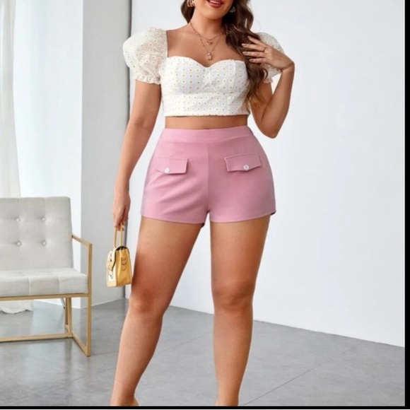 ๐ Pink Stretchy Military Style Shorts!!! Brand New!!! - Picture 8 of 8